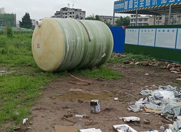 芜湖遂宁船山区10立方玻璃钢化粪池项目